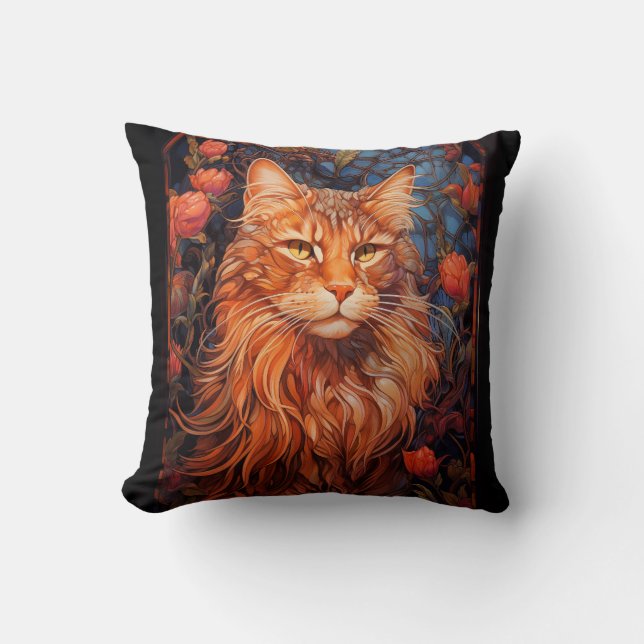 Maine Coon cat Kudde (Framsida)