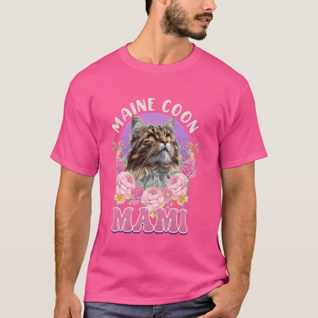 Maine Coon Cat Mamma MAINE COON MAMMA MAIN COON MO T Shirt (Framsida)
