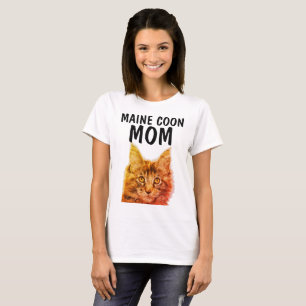 MAINE COON CAT MAMMA t-shirts