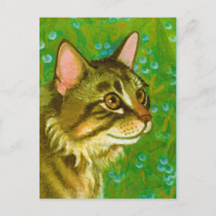 Maine Coon Cat med Mistletoe Vykort