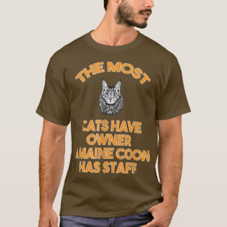 Maine Coon Cat Owner T Shirt