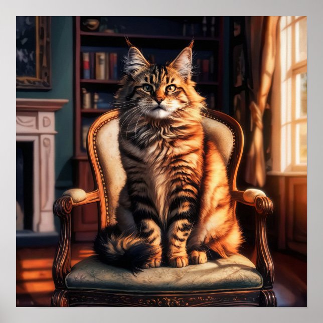 Maine Coon Cat Poster (Framsidan)