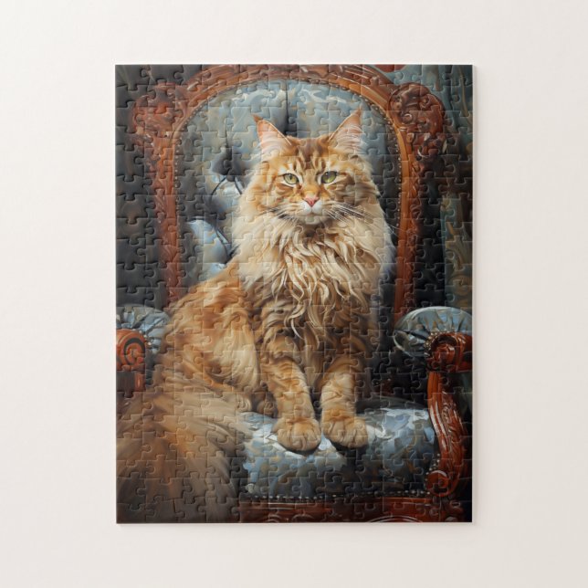 Maine Coon cat Pussel (Vertikal)