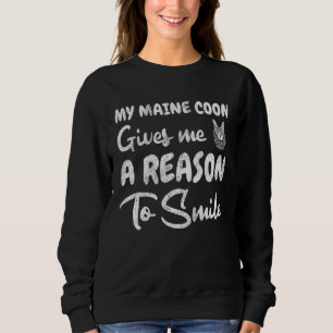 Maine Coon Cat Smile T Shirt