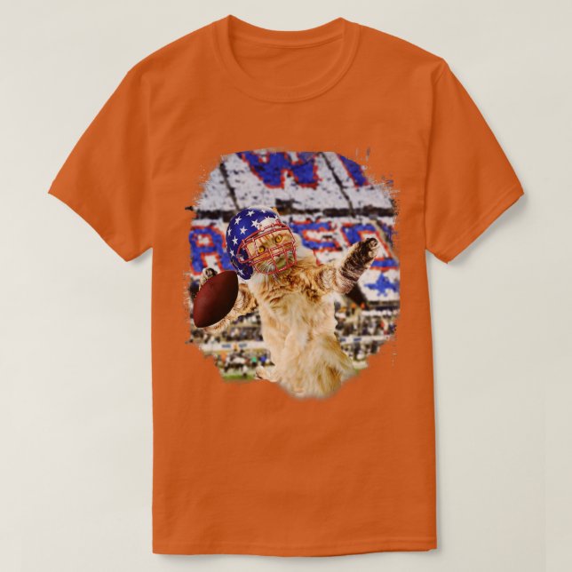 Maine Coon Cat Spela T Shirt (Design framsida)