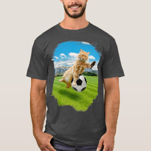 Maine Coon Cat Spelare T Shirt