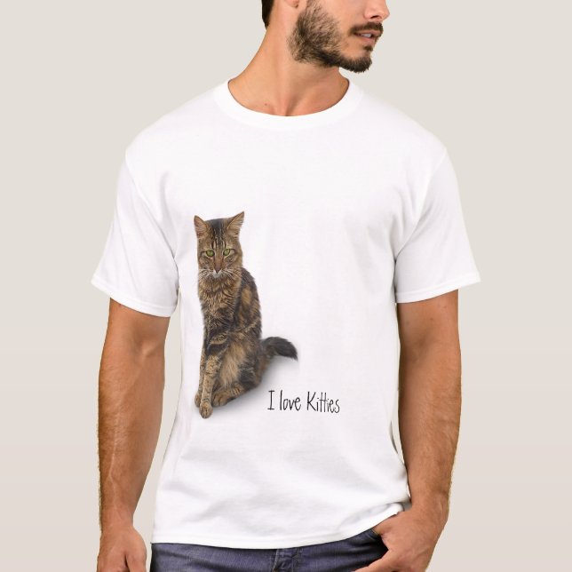 Maine Coon Cat T-shirt (Framsida)