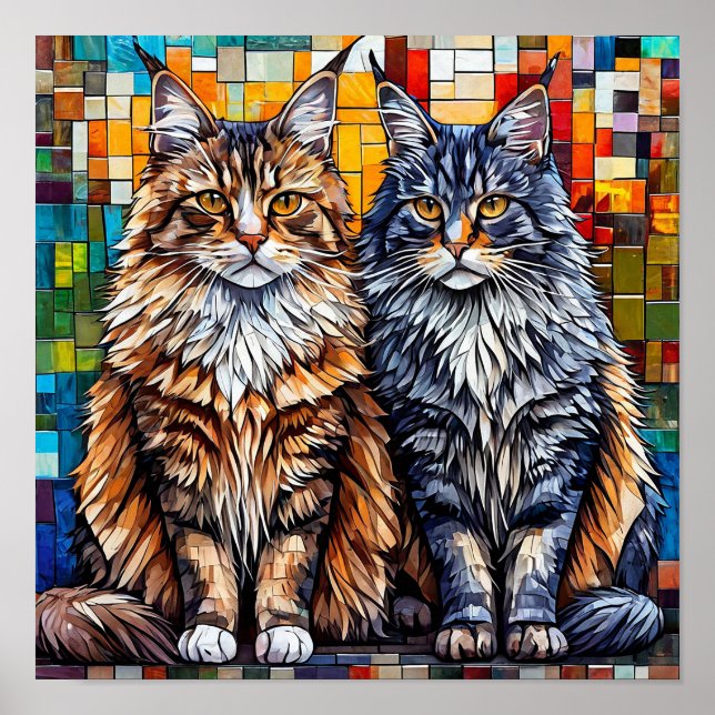 Maine Coon Cats Poster (Framsidan)