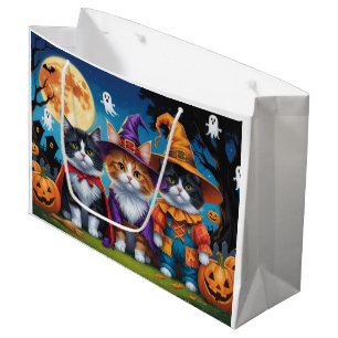 Maine Coon Cats Pumpkin Halloween Funny