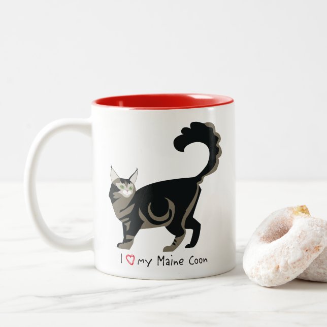 Maine Coon Coffee Mugg (Med munk)