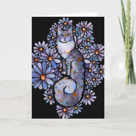 Maine Coon Dilute Calico Cat Lila Kort