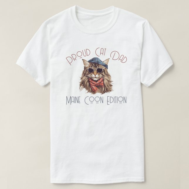 Maine Coon Edition T Shirt (Design framsida)