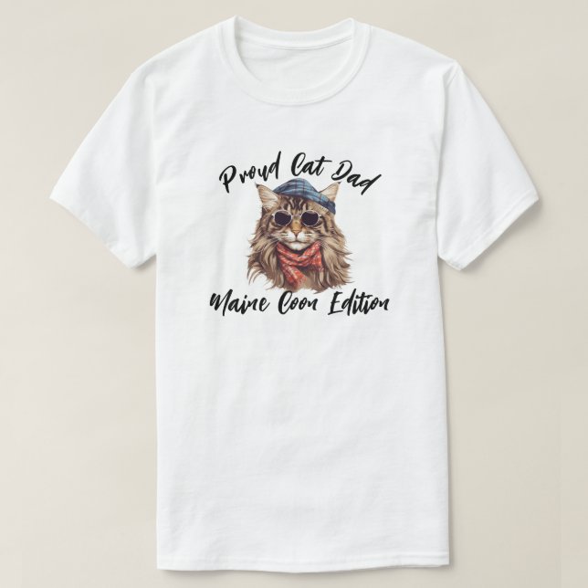 Maine Coon Edition T Shirt (Design framsida)