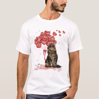 Maine Coon Heart Valentineser T Shirt