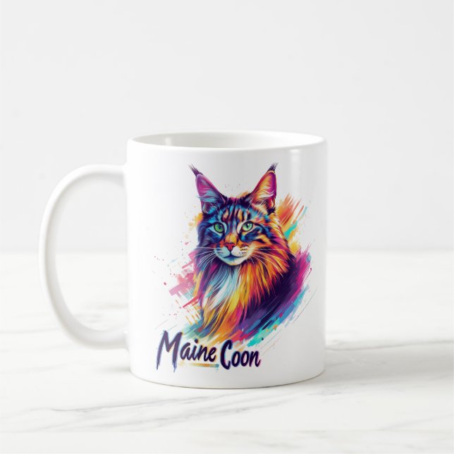 Maine Coon Kaffemugg (Vänster)