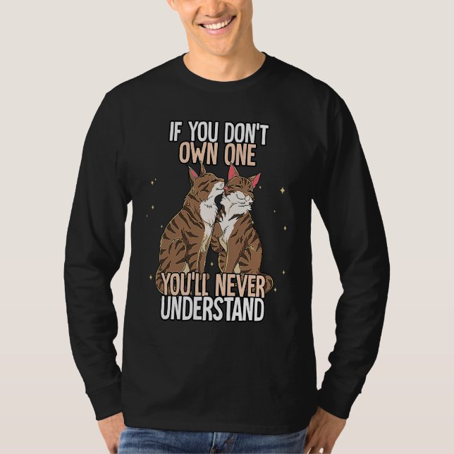 Maine Coon Katt  10 T Shirt (Framsida)