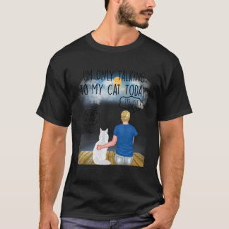 Maine Coon Katt Idag Pratar Jag Endast Med Min Kat T Shirt