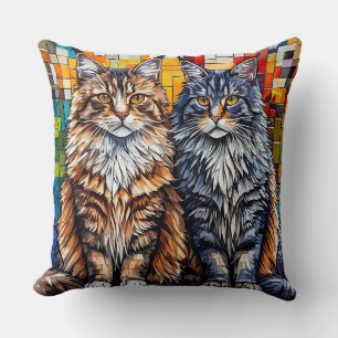 Maine Coon Katter Kudde