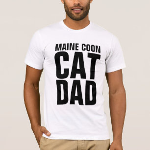 MAINE COON KATTPAPPAS T-SHIRTAR T SHIRT