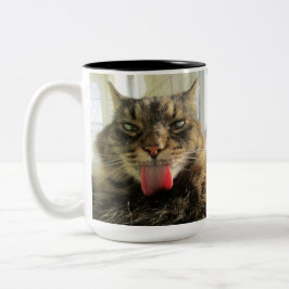 Maine Coon Kattunge Två-Tonad Mugg