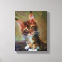 Maine Coon Kitten Art - Plocka mig - Rektangulär k