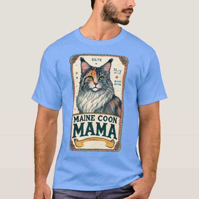 Maine Coon Mamma Oversized T Shirt (Framsida)