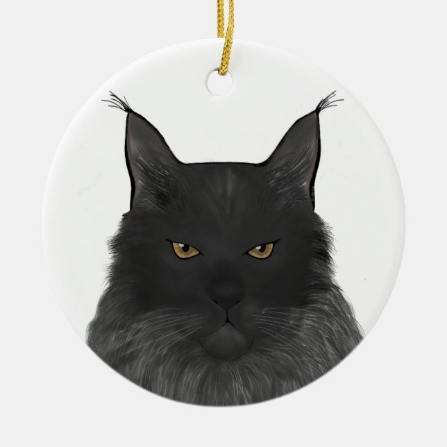 Maine Coon Ornament (Framsidan)