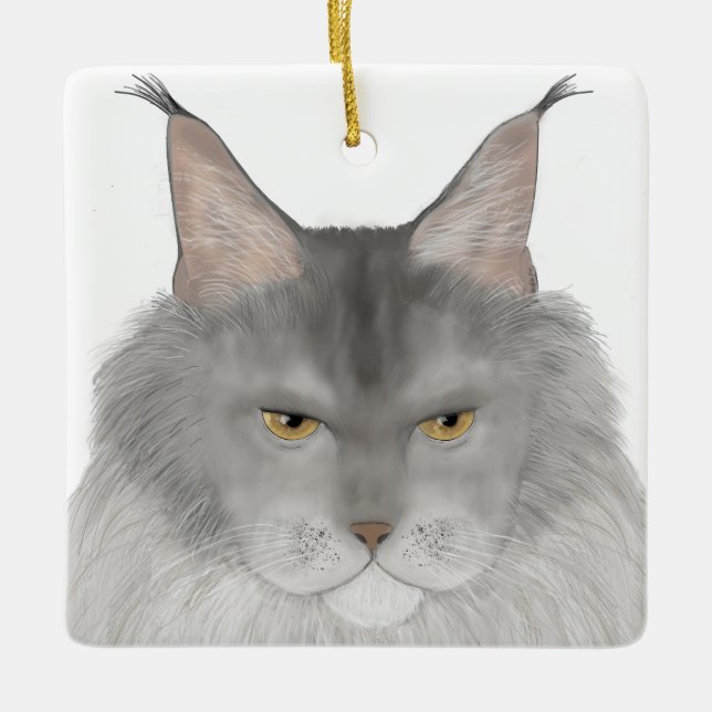 Maine Coon Ornament (Framsida)