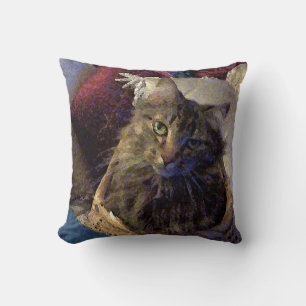 Maine Coon Tabby katt Kudde
