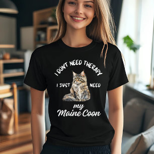 Maine Coon Therapy T Shirt