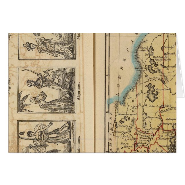 Maine Costumes Hälsningskort (Framsidan Horizontal)