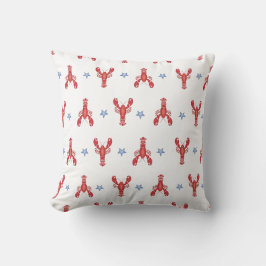 Maine Event Lobster Shack Preppy Seaside Coastal Kudde