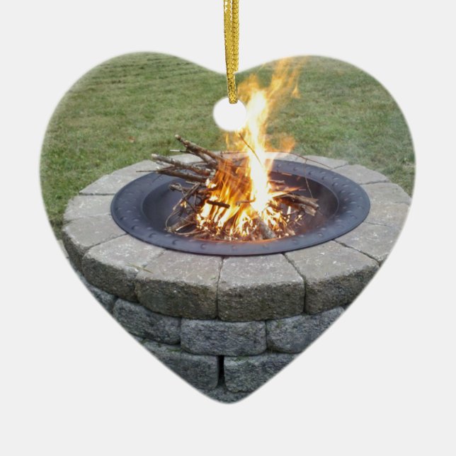 Maine FirePits! Julgransprydnad Keramik (Framsidan)