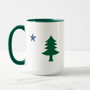 Maine flagga 1901 mugg