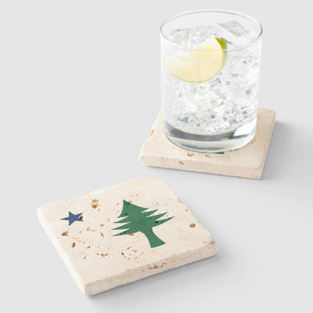 Maine-Flagga 1901 Stenunderlägg (Sidan)