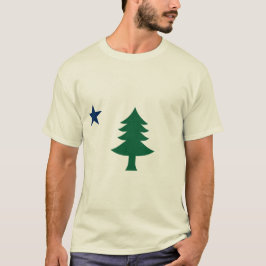 Maine-Flagga 1901 T Shirt