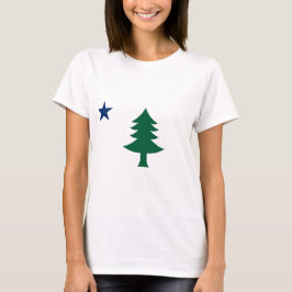 Maine-Flagga 1901 T Shirt