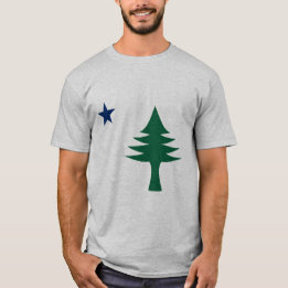 Maine-Flagga 1901 T Shirt