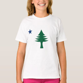 Maine-Flagga 1901 T Shirt