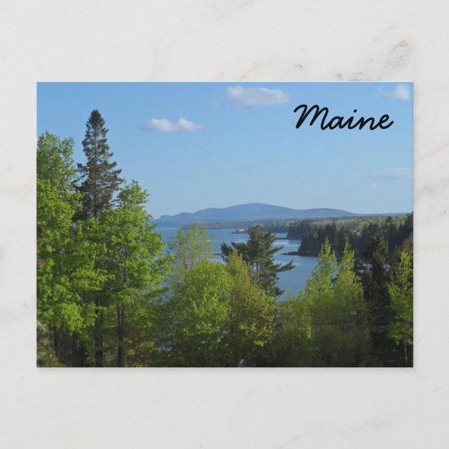 Maine - Frenchman Bay Vykort (Framsida)