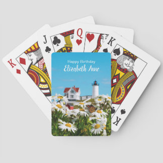 Maine-fyr för hörselljus, sommar Daisy Casinokort