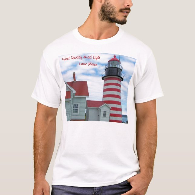 Maine fyr tee shirt (Framsida)
