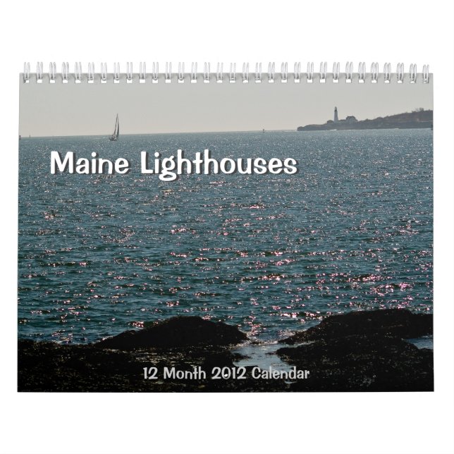 Maine fyrkalender 2012 kalender (Omslag)