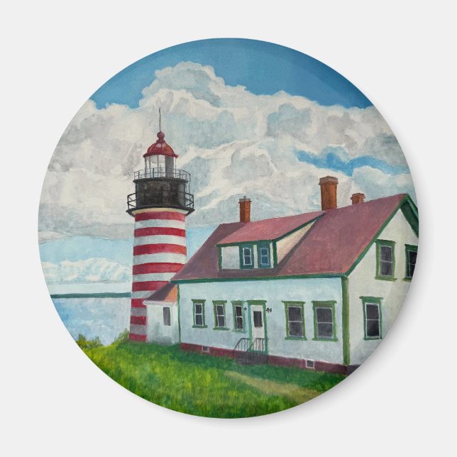 Maine Fyrtorn Magnet (Framsidan)