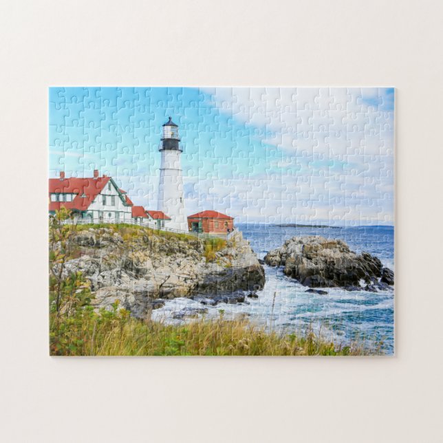 Maine Fyrtorn Pussel (Horisontell)