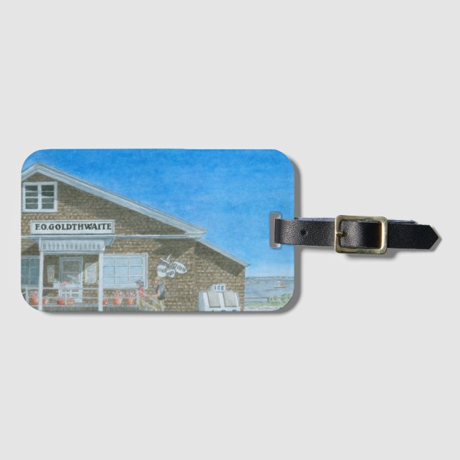 Maine General Store Akvarell Bagagebricka (Framsida horisontal)