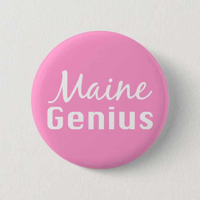 Maine Genius Gifts Knapp (Framsida)