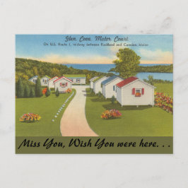 Maine, Glen Cove Motor Court, Camden Vykort
