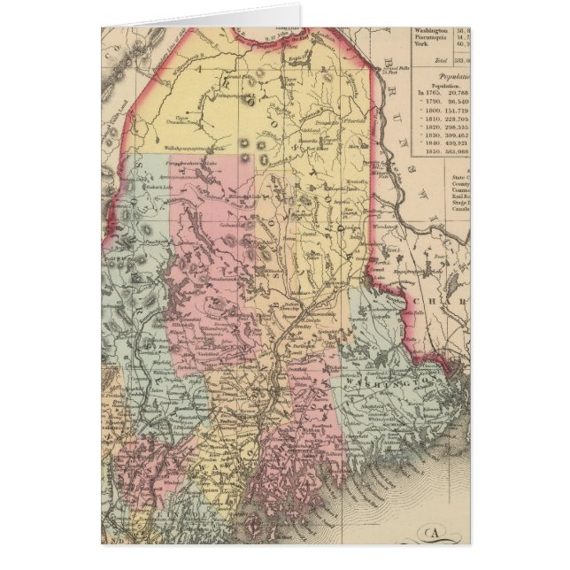 Maine Hälsningskort (Framsidan)