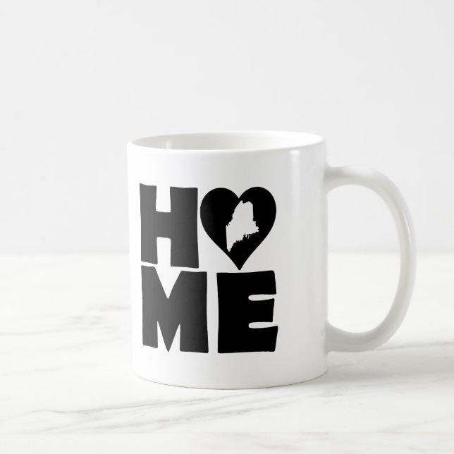 Maine Home Heart State Mug eller Travel Mug Kaffemugg (Höger)